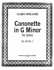 Canonette #1 piano sheet music cover Thumbnail